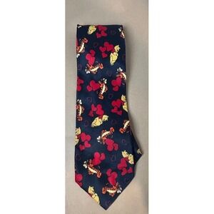 Pooh‎ Men's Necktie Tigger Valentines Hearts Be Mine Polyester Tie